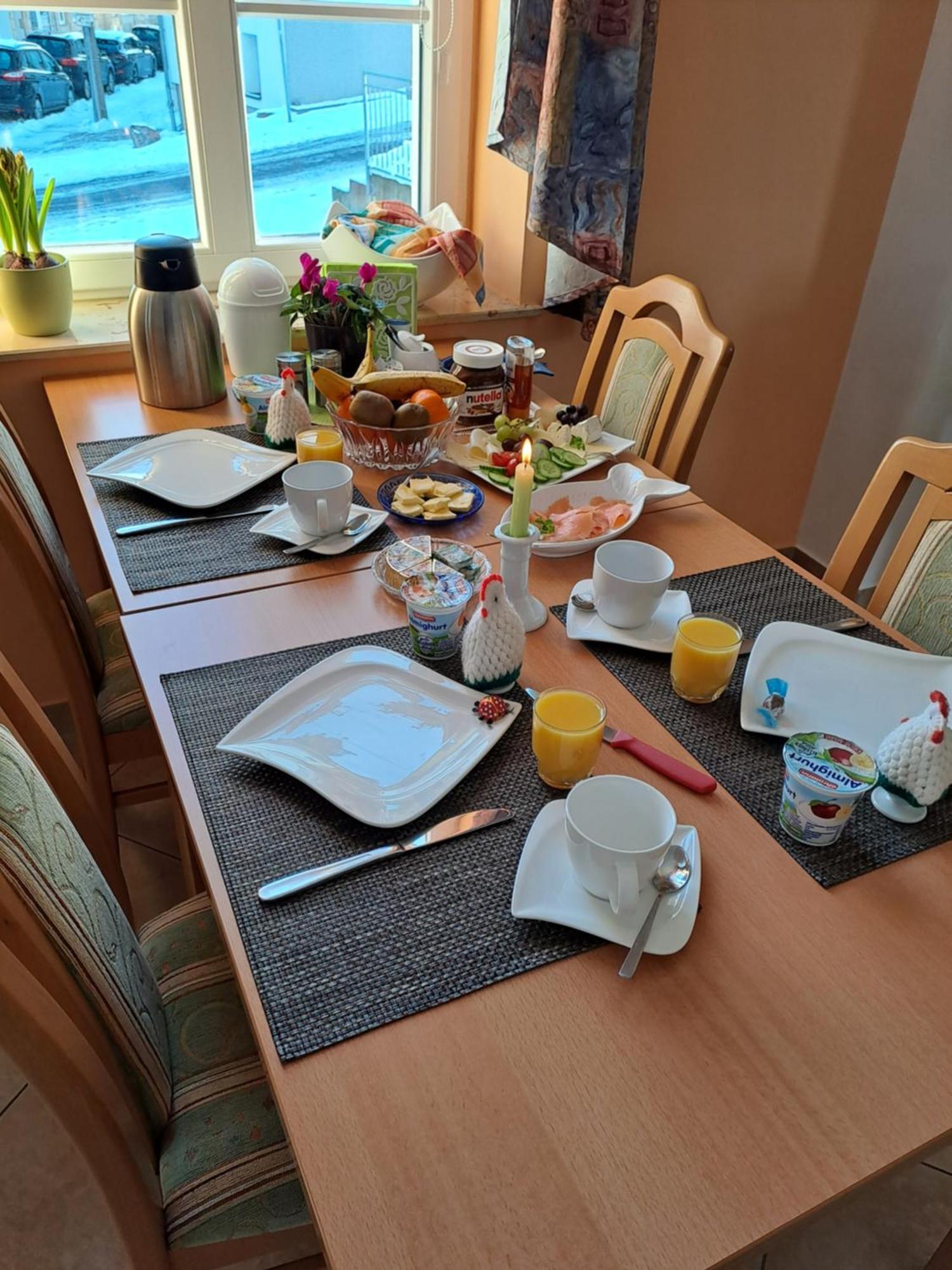 Pension Schoene Grossrohrsdorf エクステリア 写真